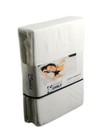 Super King 100% Brushed Cotton Flannelette Pillow Cases Set of 2 White 50 x 90cm