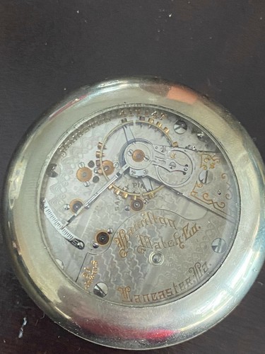 VINTAGE 18s HAMILTON POCKET WATCH,GRADE 940, 21J, YEAR 1904,KEEPING TIME - Picture 3 of 4