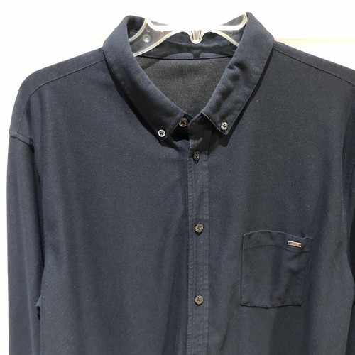 Vuori Mens Shirt long Sleeve Navy Blue Men's Button Up - Picture 2 of 7