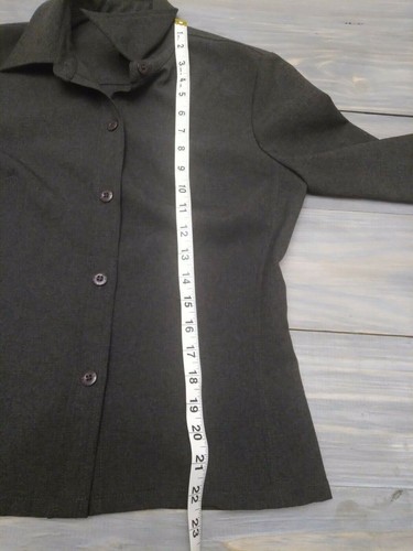 Guess Women's Blazer Jacket Size Small Regular Fit Lightweight Slate Gray - Picture 10 of 12