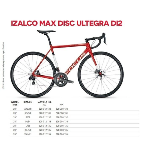 NOS FOCUS IZALCO MAX DISC ULTEGRA DI2 2018 11 SPEED SHIMANO ROAD RACING BIKE OLD - Picture 24 of 24