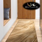 Hall Runner KARMEL SAKA BEIGE Width 80-100cm ABSTRACT extra long soft RUGS