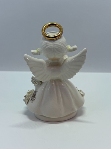 Vintage 50's Lefton Spaghetti Trim January New Year Angel Figurine AR1987 - Picture 3 of 11