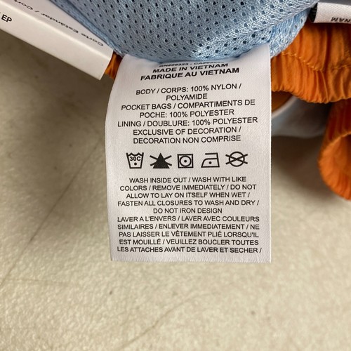 Nike Sportswear Kids Shorts Athletic Fit Woven Orange/Blue DX5099-815 Size XS - Picture 10 of 13