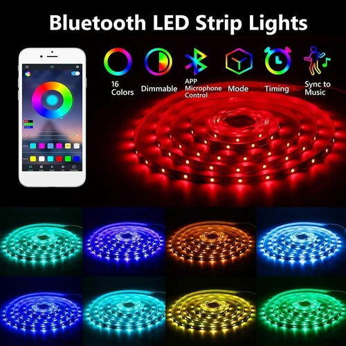 1-5 Meter TV Led Lights USB TV Backlight Strip 5050 RGB Lighting Strips - Picture 6 of 7