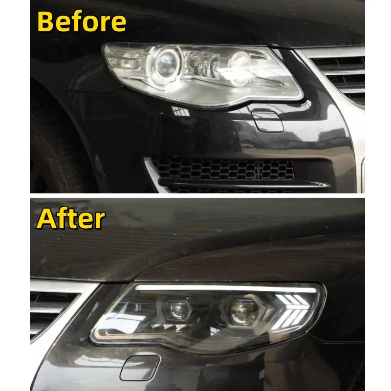 大众途锐 2008 - 2010 年汽车车头灯升级至全新 LED 车头灯 — 第 4/4 张图片