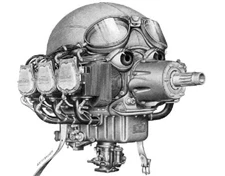 Anthropomorphic Mask Boris Artzybasheff – Surreal Machine Face Print