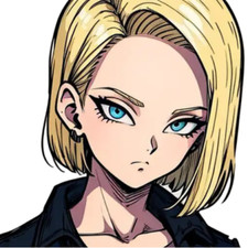Android 18 Dragon Ball Waifu Weatherproof Anime Sticker 6" Car Decal