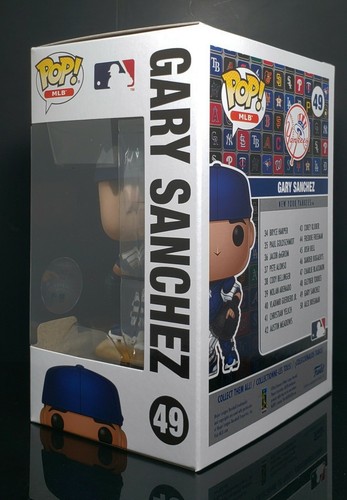 Funko Pop + Protector! MLB #49 Yankees - Gary Sanchez ***Mint In Stock*** - Picture 4 of 12