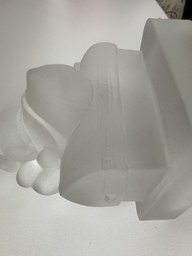 Official Disney Vintage Scrooge McDuck Heavy Frosted Glass Ornament. Ducktails. - Picture 7 of 7