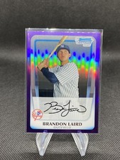 2011 Bowman Chrome Brandon Laird Prospects Purple /799 #BCP214 YANKEES