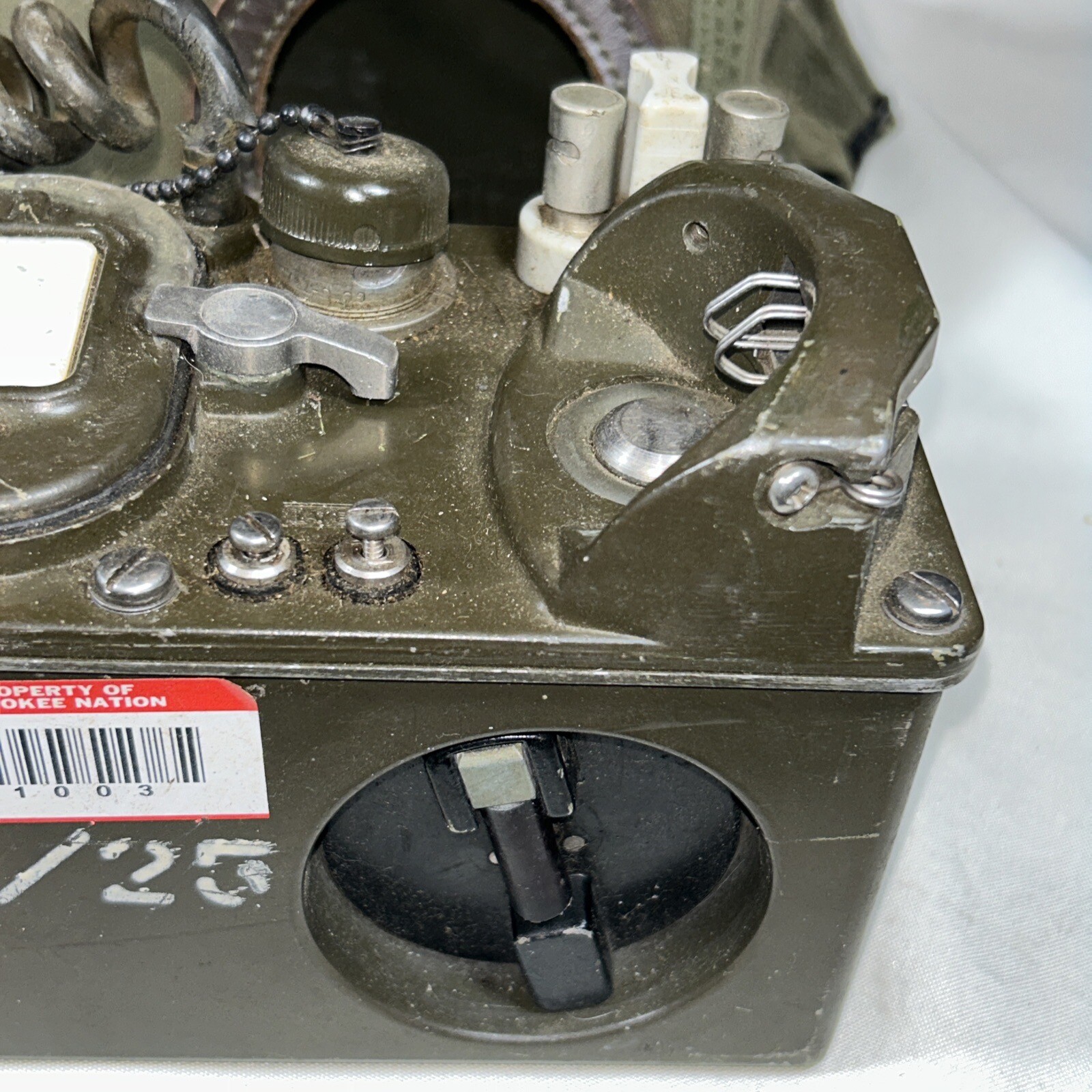 US Army Field Telephone Set TA312 PT Vintage Military Radio Phone/Bag