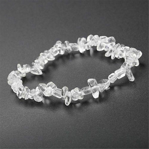 Handmade Natural Gemstone Chip Beads Stretchy Bracelet Healing Reiki Jewelry - Picture 24 of 25