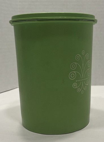 Contenedor Servalier de bote Tupperware verde vintage con tapa 811-13 y 812-20 - Imagen 5 de 10