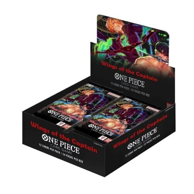 One Piece TCG Booster Box WINGS OF THE CAPTAIN OP06 OP-06 One Piece TCG Booster Box WINGS OF THE CAPTAIN OP06 OP-06