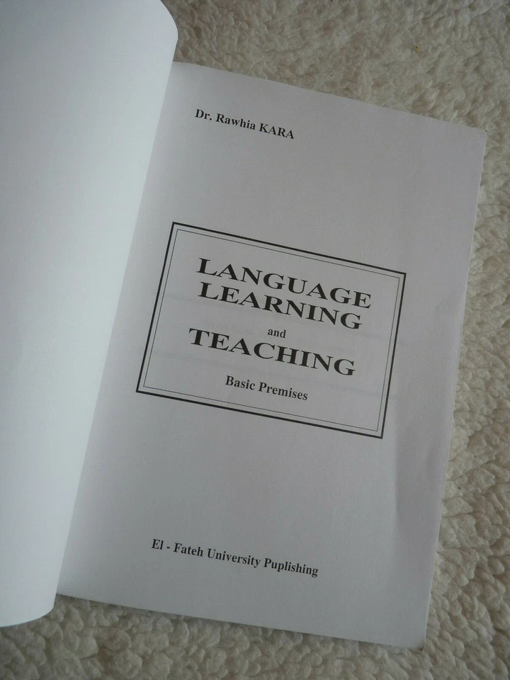 Language Learning and Teaching Dr Rawhia Kara 1992 El - Fateh University Libya - Image 2 of 4
