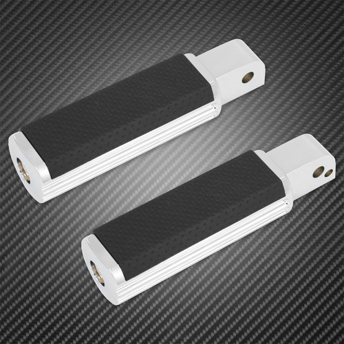 Reposapiés de montaje macho Chrome Defiance aptos para Harley Street Bob 2018-22 - Imagen 13 de 15