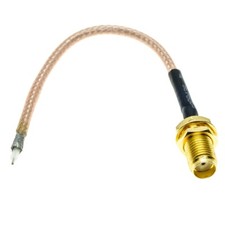 SMA female To Open-end Single End PCB Solder Lot RG316 Pigtail Jumper Cable B