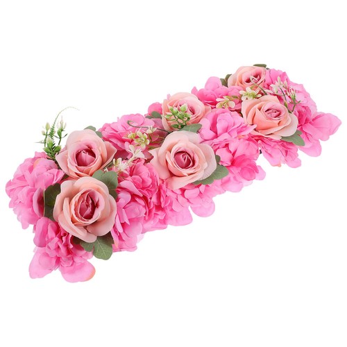 Composizione fiori finti rosa artificiale per matrimonio fiori centrotavola tavoli - Foto 6 di 12