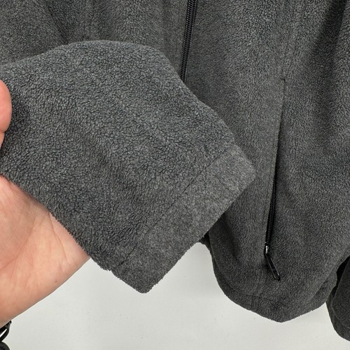 Columbia giacca donna media grigia pile full zip manica lunga taglia media - Foto 5 di 8