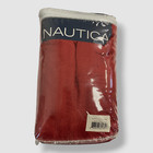 Nautica Red Solid Ultra Soft Plush Fleece European Sham | 26 x 26"