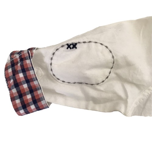 Mayoral baby Boys 6M White Cotton Oxford Long Sleeve Button Down Shirt.NWT - 第 5/10 張圖片