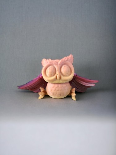 Eule, Vogel, Eulenliebhaber, 3D-Druck, Tierspielzeug, Gelenkzappel, Geburtstagsgeschenk - Bild 4 von 6