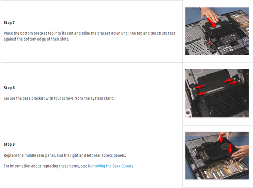 Soporte base HP para montaje VESA para HP Touchsmart 300 AIO - Imagen 5 de 12
