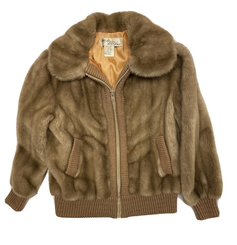 Vintage 1960s Faux Fur Coat By Adolph Schuman for