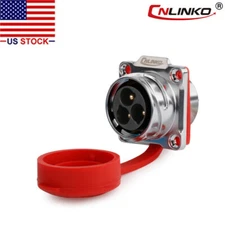 3 Pin Power Circular Connector Male Socket Outdoor Waterproof IP67 Heavy Duty