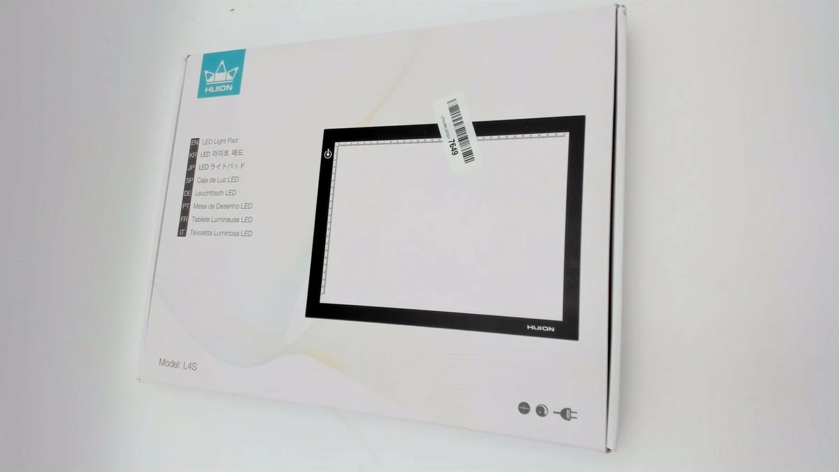 Huion L4S LED Light Box A4 Ultra-Thin Adjustable Light Pad for