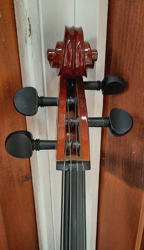TOP! CELLO n. "A. STRADIUARIUS CREMON. 1716 A+S" mit 2 Bögen im Kasten - Bild 3 von 12