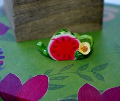 Miniature Dollhouse FAIRY GARDEN Accessories ~ Green Pear Fruit Teapot ~ NEW Miniature Dollhouse FAIRY GARDEN Accessories ~ Green Pear Fruit Teapot ~ NEW