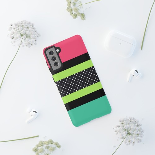 90s Neon & Polka Dots Tough phone Case for IPhone, Samsung Galaxy, Google Pixel - 第 279/287 張圖片