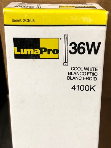LumaPro 2CEL8 36W Cool White Compact Fluorescent Lamp 2900 Lumens T5 light bulb - Picture 3 of 3
