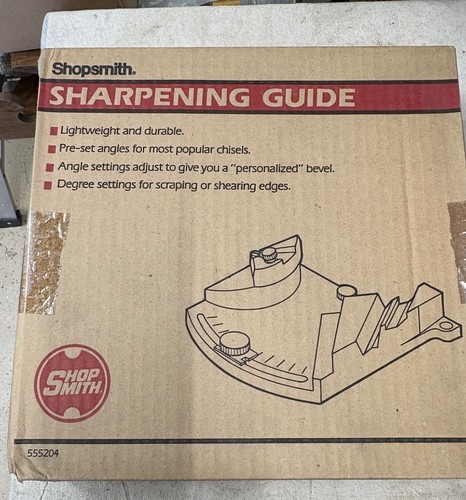 Vintage NIB Shopsmith 555204 555193 Sharpening Guide