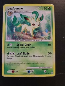 Pokemon TCG Card 2008 Majestic Dawn - Leafeon 24/100 Holo