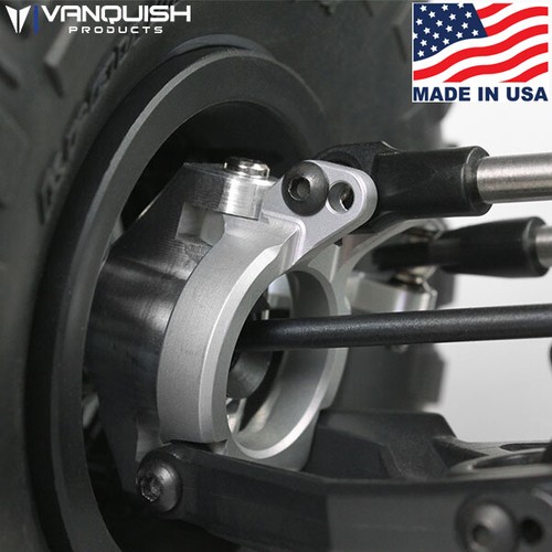 Vanquish VPS07581 Clear Anodized Front Caster Blocks Axial Yeti - Picture 5 of 5