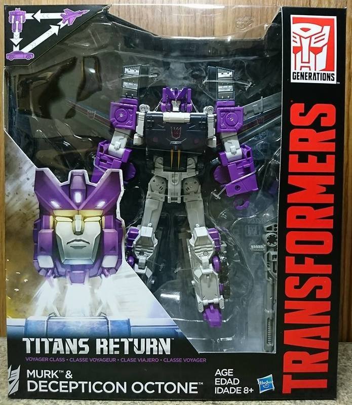 Hasbro Transformers Titans Return Voyager Class Murk & Decepticon Octone Hasbro Transformers Titans Return Voyager Class Murk & Decepticon Octone