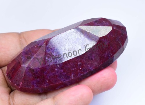 595.50 Ct Natural Huge Blood Red Ruby  Oval Certified Loose Gemstone - Bild 5 von 5