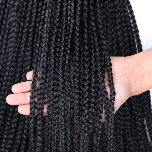 26" Thin Box Braids Wigs for Black Women Cornrow Twist Braiding Wigs Party Wigs - Picture 10 of 26