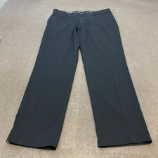 Nike Golf Pants Mens 38x29 * Standard Fit Flat Front Dri Fit Black Performance