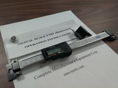 6''/150mm Horizontal Electronic Digital Quill DRO KIT, part# 200-H06--New