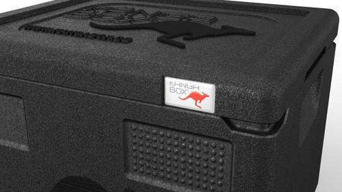 Thermobox KÄNGABOX® Warmhaltebox Isolierbox Kühlbox GN 1/2 - 19 Liter, schwarz - Bild 3 von 7