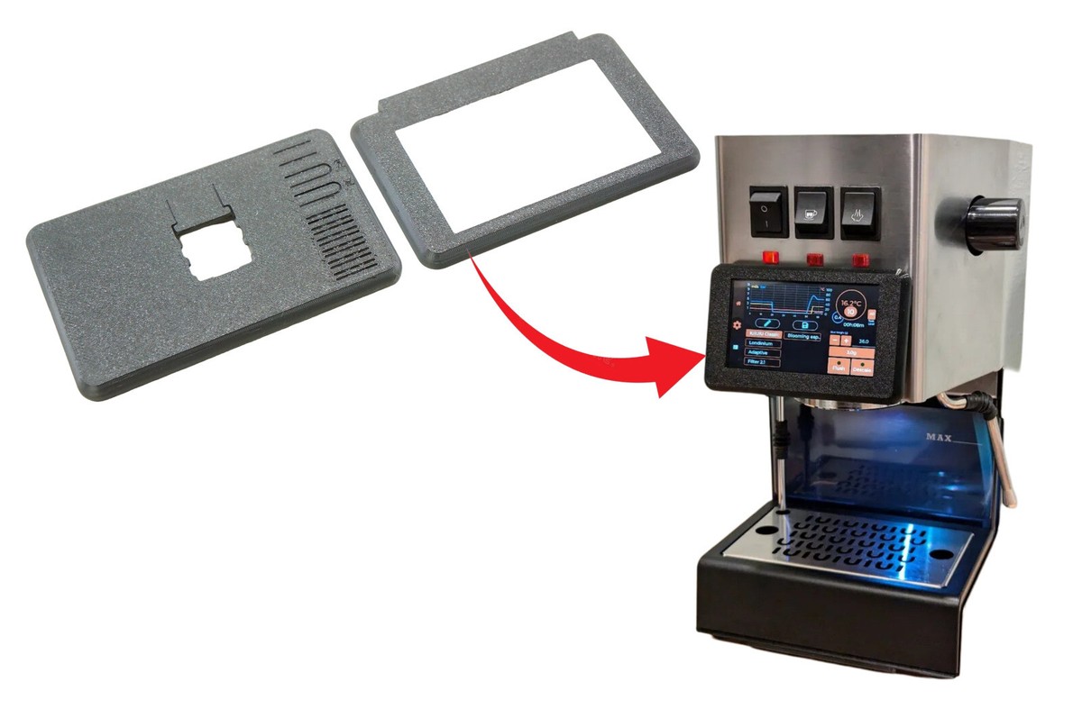 3D LCD Screen Housing for Gagguino Gen 3 (Gaggia Classic