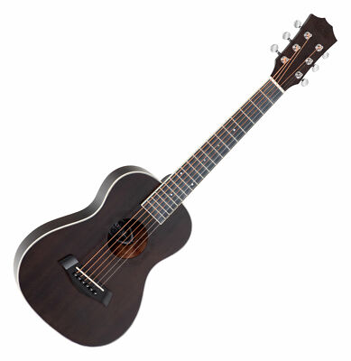 Rocktile Guitarlele Gitarre Ukulele Mini Travel Saiten Travelgitarre Schwarz