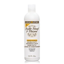 Creme of Nature Leave In Conditioner Butter Blend & Flaxseed Oil Leave in 12 Oz 0.82 per fl oz