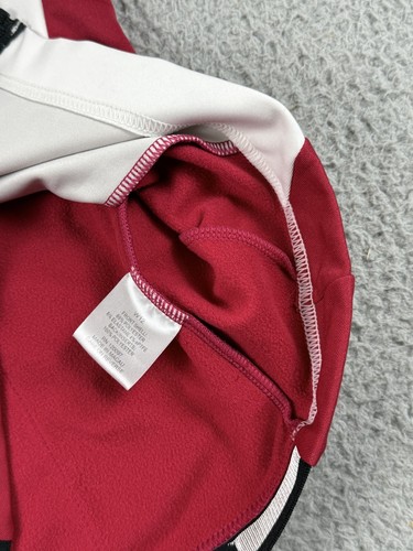 Castelli Jacket Womens S White Red Rosso Corsa Gore Windstopper Full Zip Cycling - Picture 7 of 18