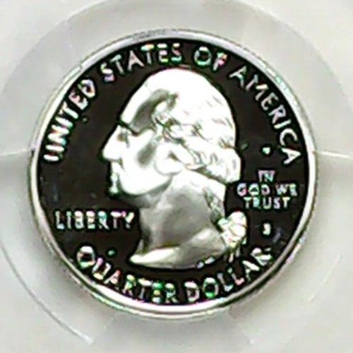 1999-S 25C State Quarter New Jersey PCGS PR69 DCAM 90% Silver 22llrc1020 - Picture 4 of 4