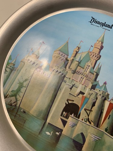 Rare Vintage 11 inch Disneyland Tray 1955 Sleeping Beauty’s Castle Walt Disney - Picture 8 of 10